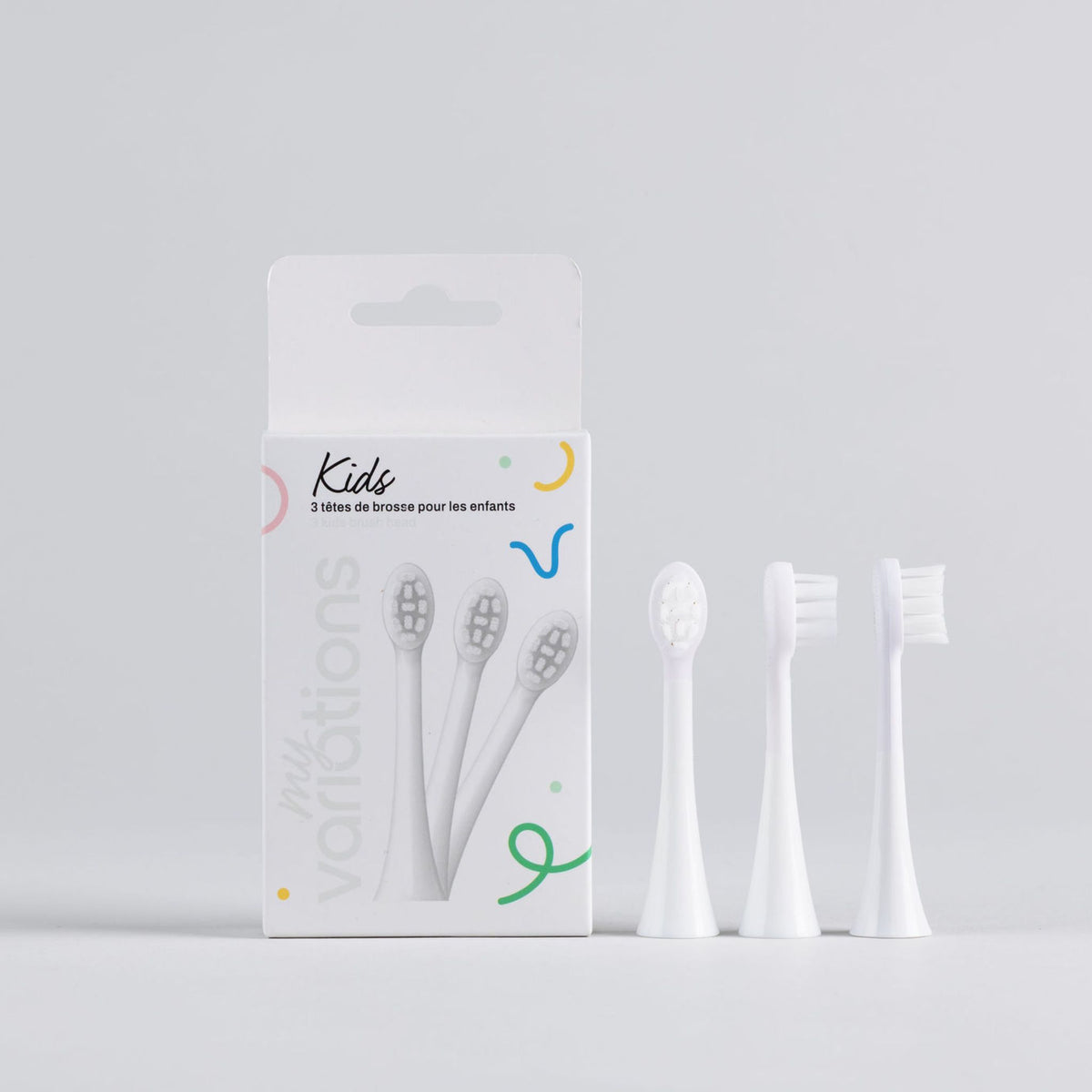 Pack 3 Têtes de Brosse - Enfant