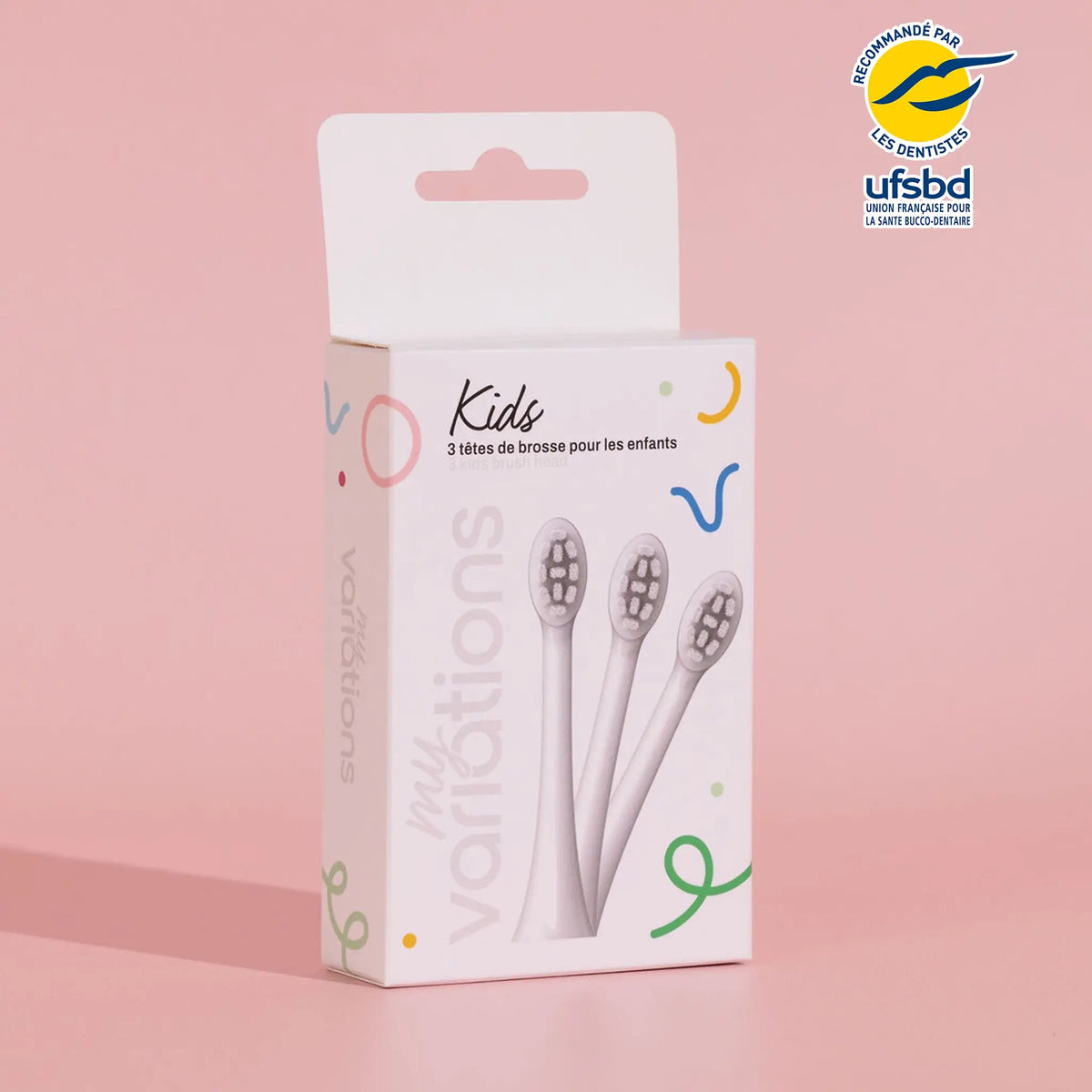 Pack 3 Têtes de Brosse - Enfant